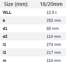 18mm20mm Foundry Hook Larger opening dimensions