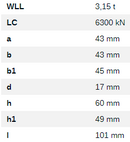 10mm measurements for G80 Weld on Point