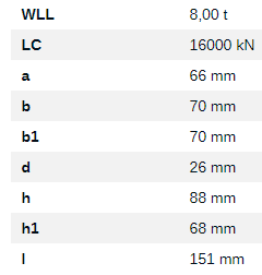 16mm measurements for G80 Weld on Point