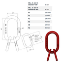 4 Leg (6.7 Tonne) Chain Sling - 10mm (Grade 80)