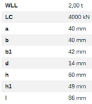 18mm measurements for G80 Weld on Point