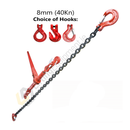 8mm Tie Down Chain & Binder Set (40KN-4000kg)