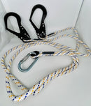 Double Fall Restraint Lanyard (2Mtrs) with Snap Hooks