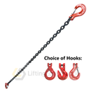 Black chain with red hooks on a white background, featuring 'LiftingCo' branding.