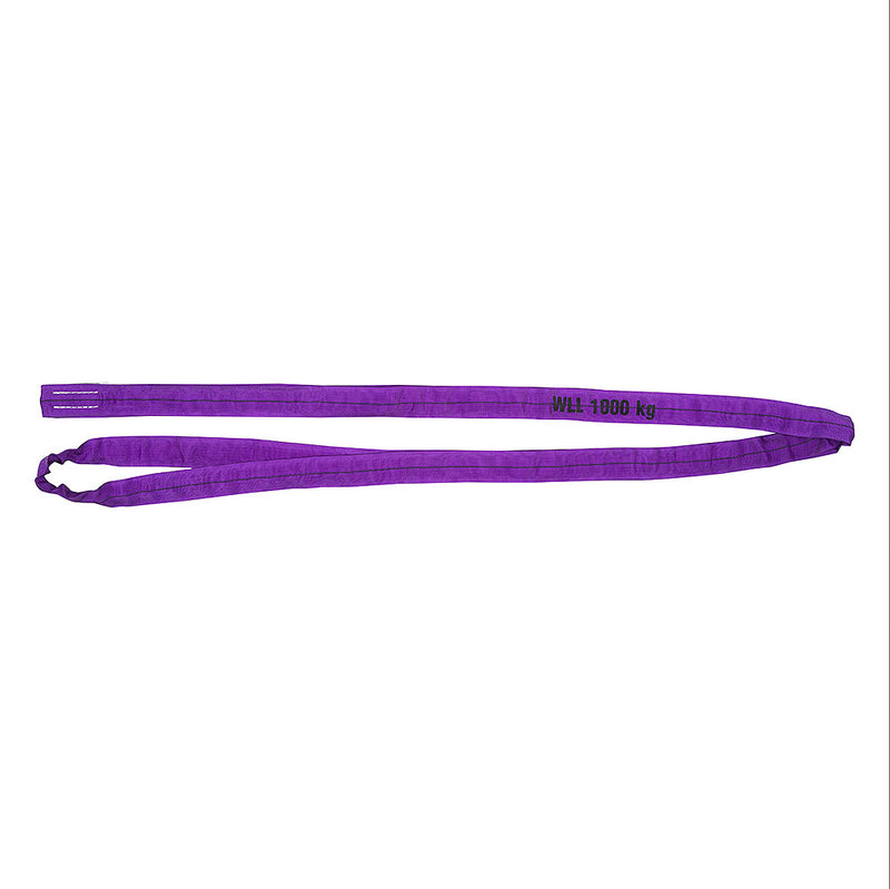 1 Tonne Purple Lifting Round Sling