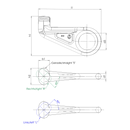 dimensions of container hook grade 80