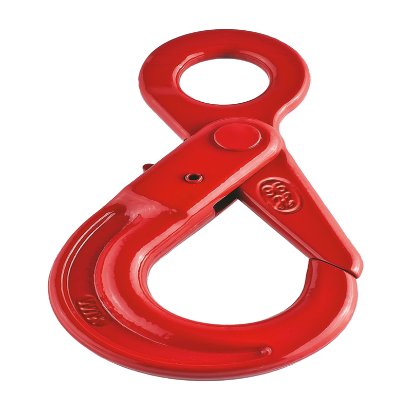 Grade 80 Self Locking Eye Hook High Tensile Alloyed steel Red Colour EU Product High Quality