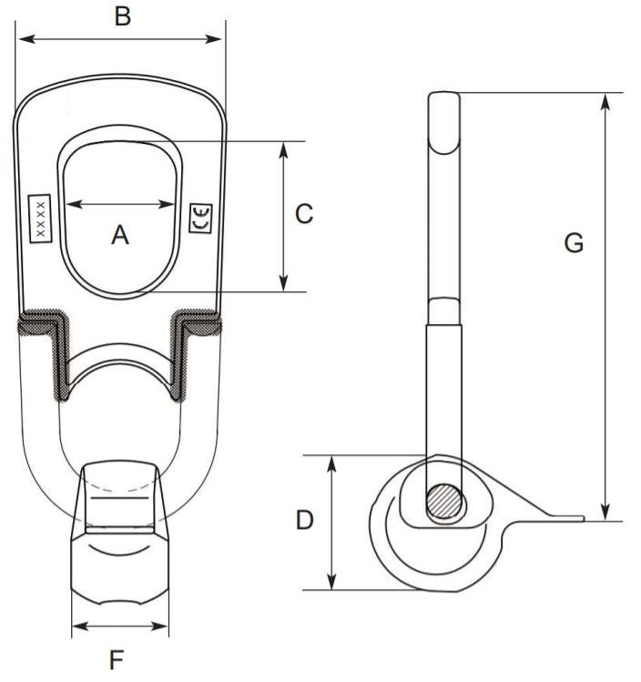 Pin Anchor Ring Clutch Dimensions Image Drawing