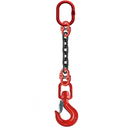 Single 1 Leg Drop Chain with Swivel Sling Hook