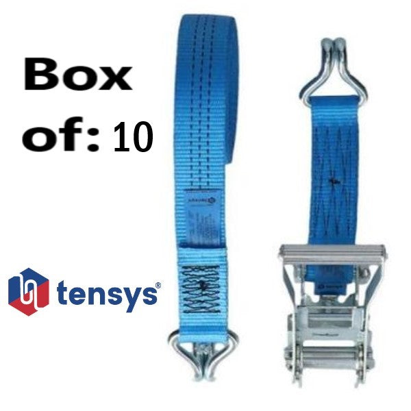 Tensys 35mm 3000daN WH Ratchet Lashing System Claw Hooks Box of 10