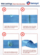 Tensys Care Instructions for Ratchet Straps Lashings